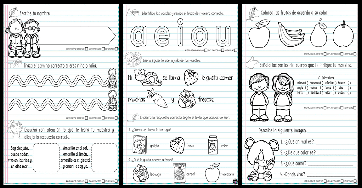Cuáles son las tecnicas e instrumentos usados para evaluar en preescolar 1 evaluacion preescolar