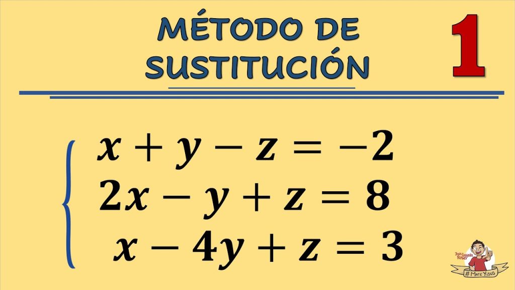 Que Es La Sustitucion En Matematicas